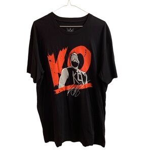 WWE Kevin Owens Wrestling SmackDown Black T Shirt Crew Neck Short Sleeves NWOT